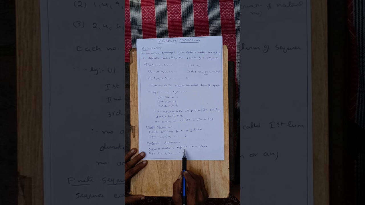 #Maths #10thStandard #Lesson1 #Arithmetic Progression (A.P)