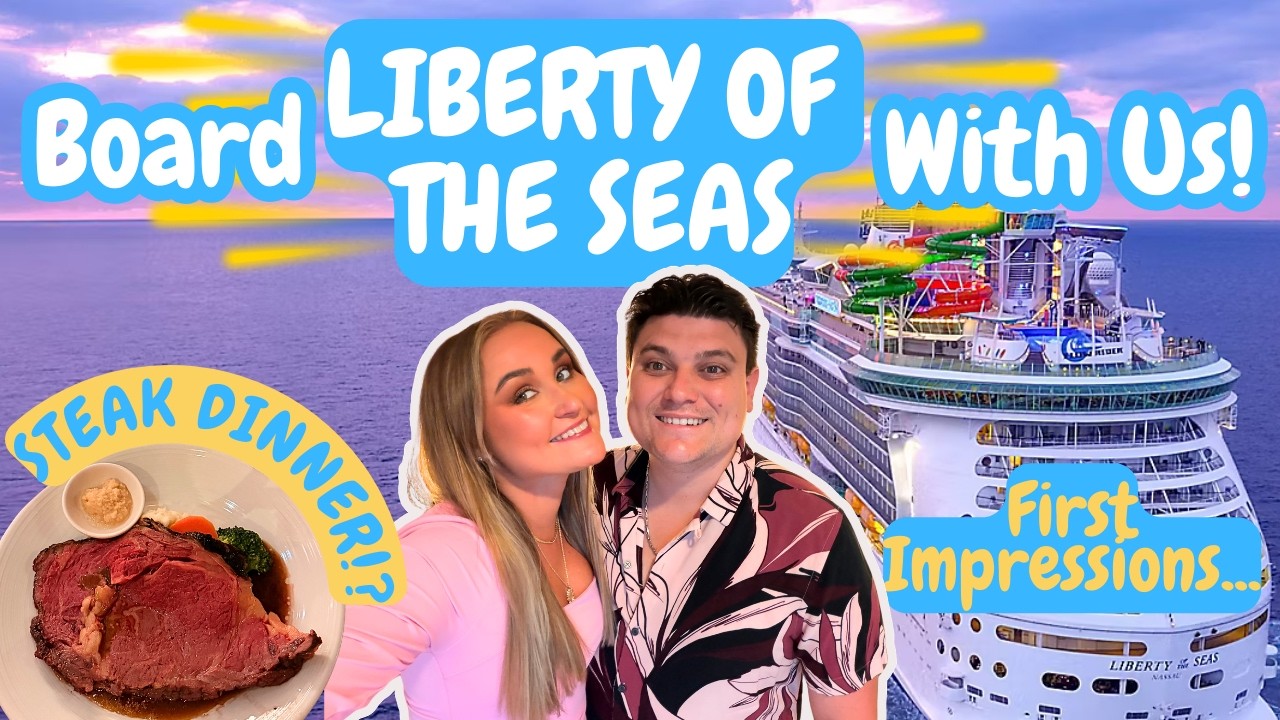 День посадки на борт лайнера LIBERTY of The Seas | Присоединяйтесь к нам, чтобы получить ПЕРВЫЕ в...