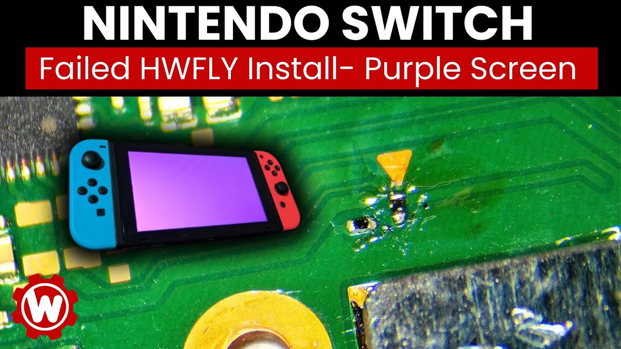 Nintendo Switch Failed RP2040 Installation - Fix Purple Light