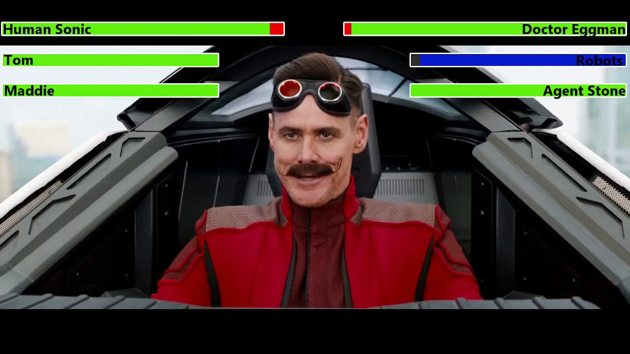 Sonic the Hedgehog (2020) Trailers with healthbars (Edited By @KobeW2001 )