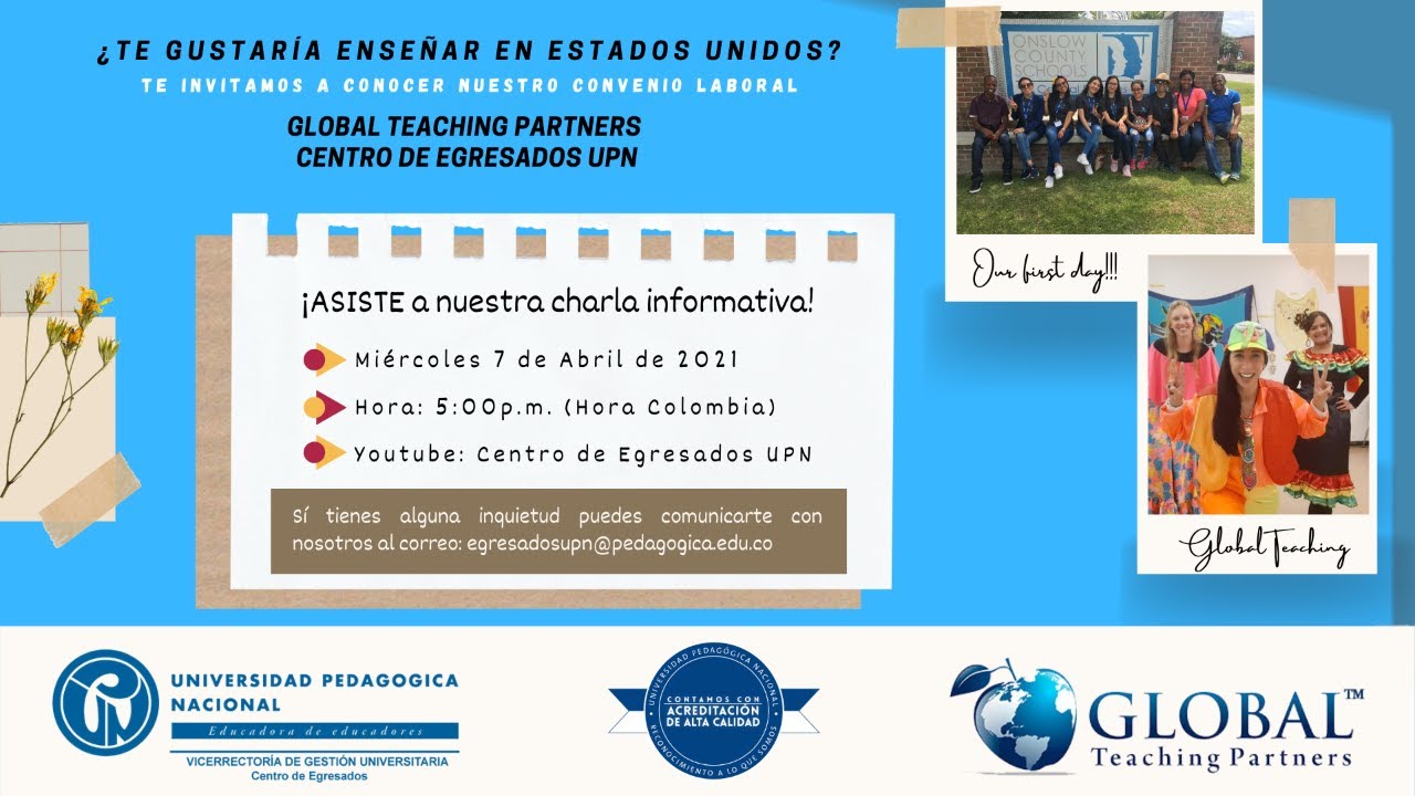 CHARLA INFORMATIVA GLOBAL TEACHING PARTNERS