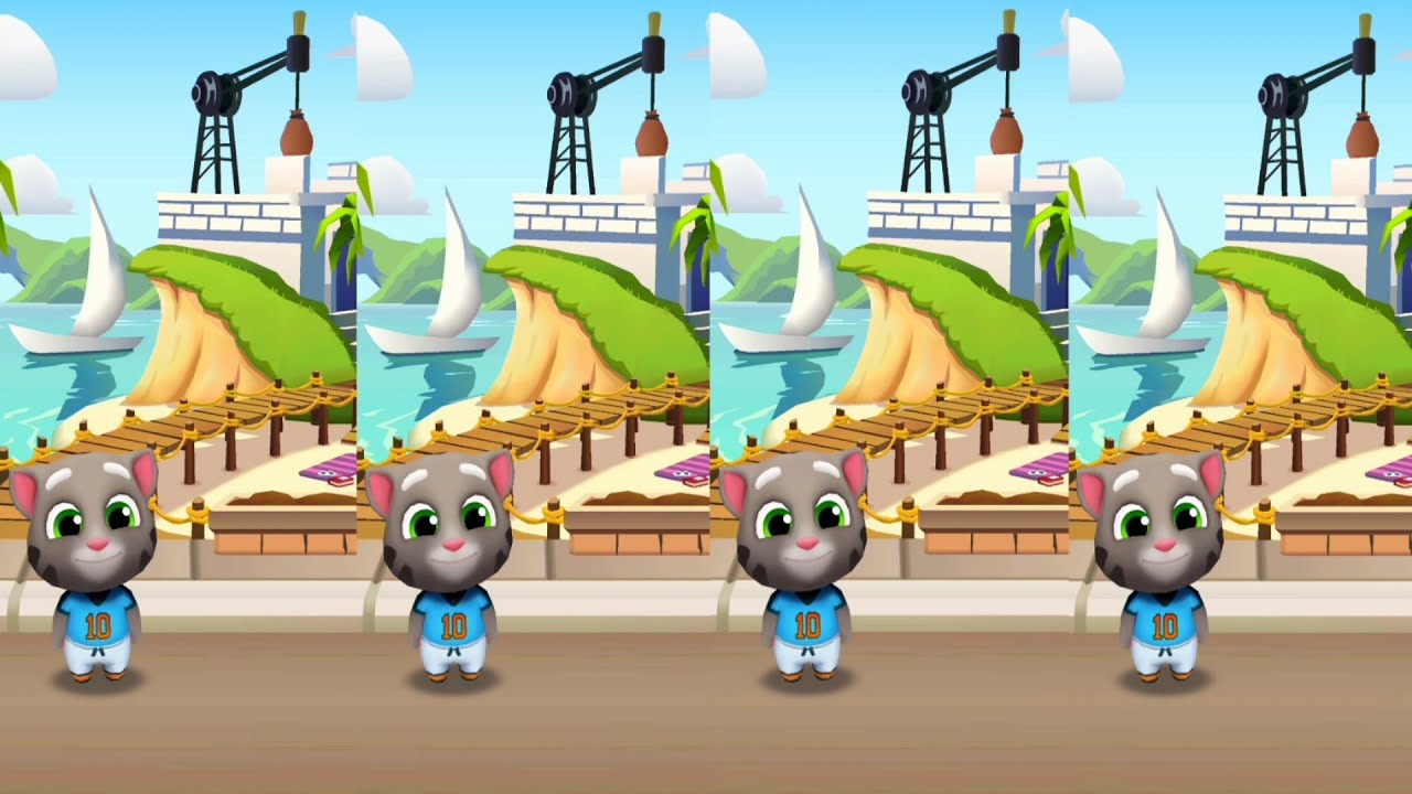 Talking Tom Gold Run Sports League In 4 Versions - Football Tom - Top Android Games
