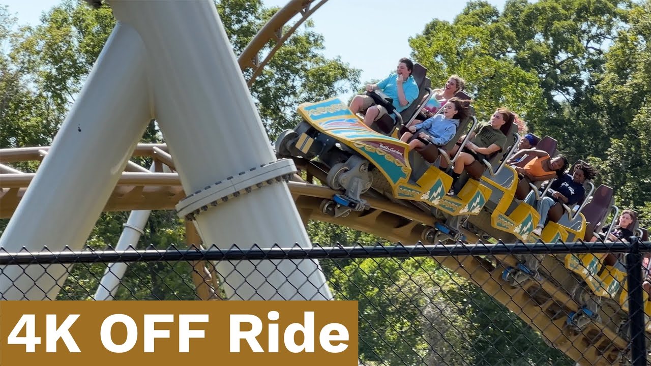 Pantheon **NEW FOR 2022** (4K OFF Ride POV)- Busch Gardens Williamsburg, Williamsburg, VA