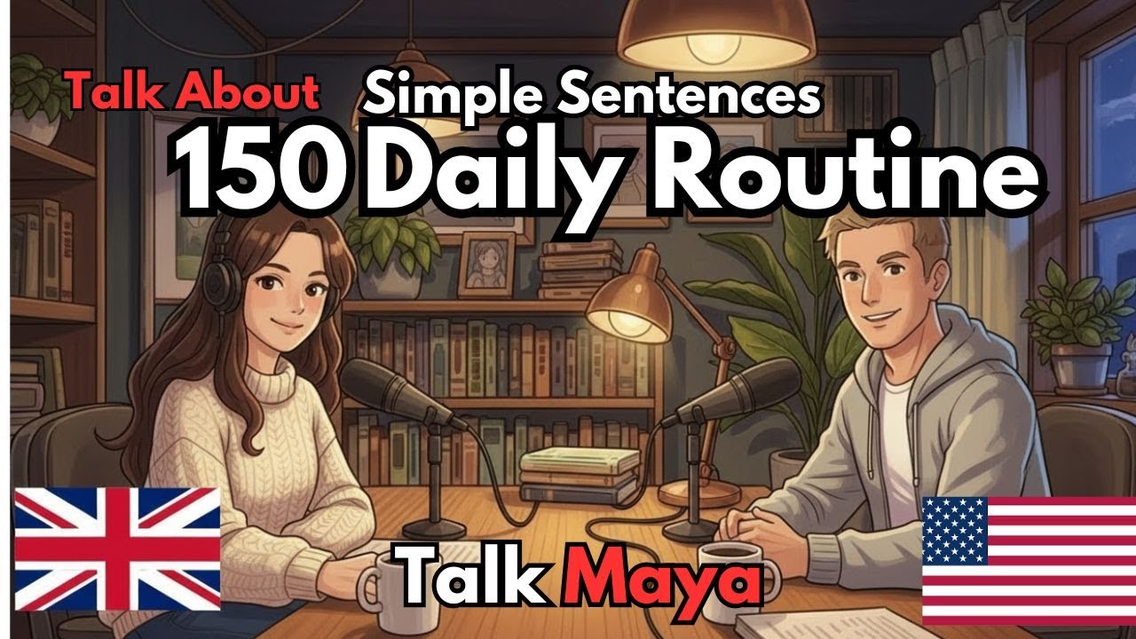 150 Daily Routine English Sentences for Speaking Practice | Easy English Conversation Practice
