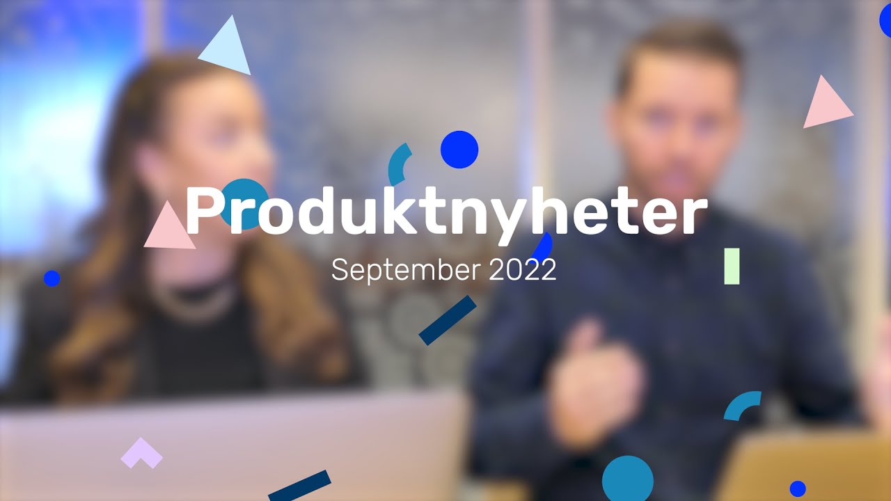 Produktnyheter fra Tripletex - september 2022