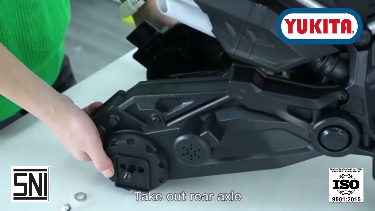 CARA PERAKITAN MAINAN MOTOR AKI | YUKITA - 06 TRAILMOTOR