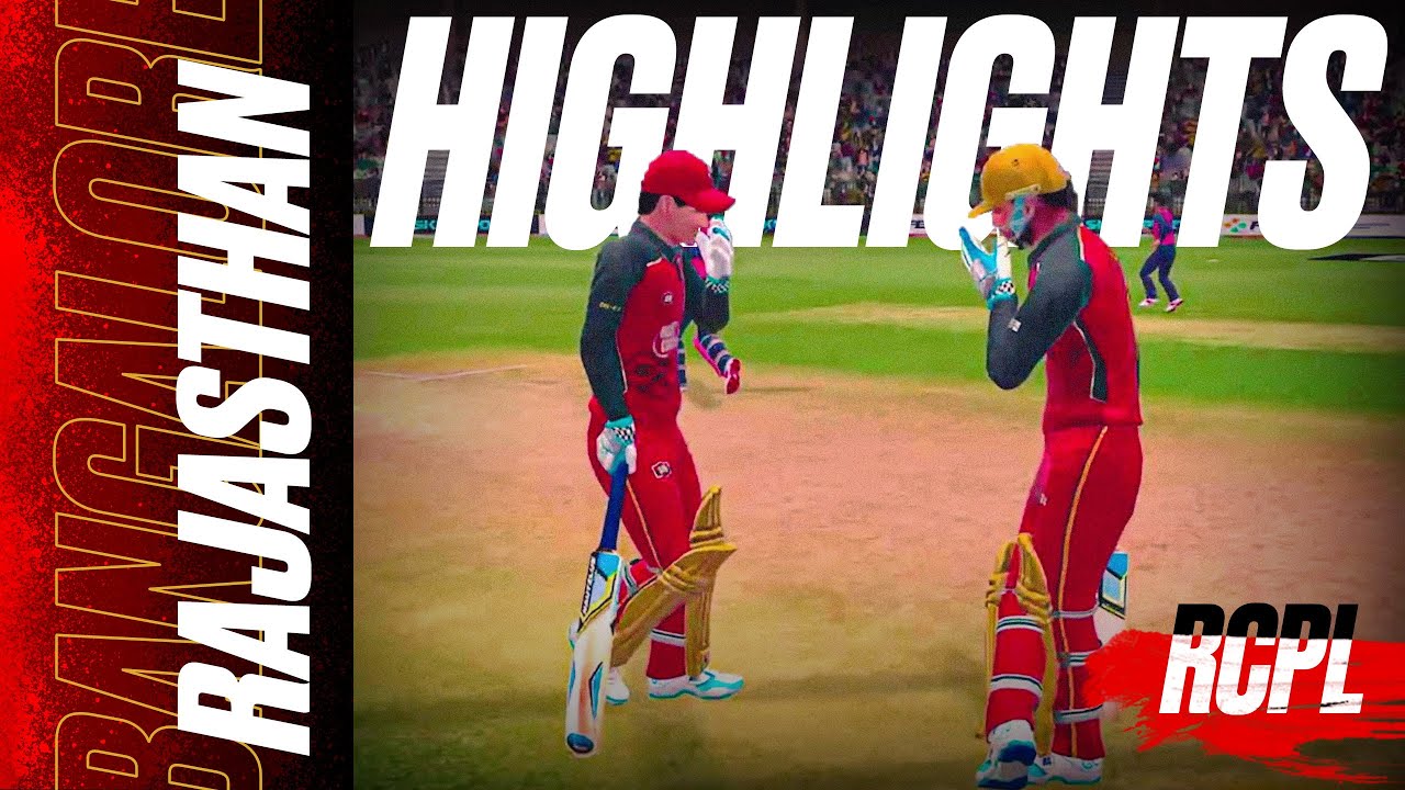 Comeback? - Royal Challengers Bengaluru vs Rajasthan Royals - IPL/RCPL in Real Cricket 24 #9