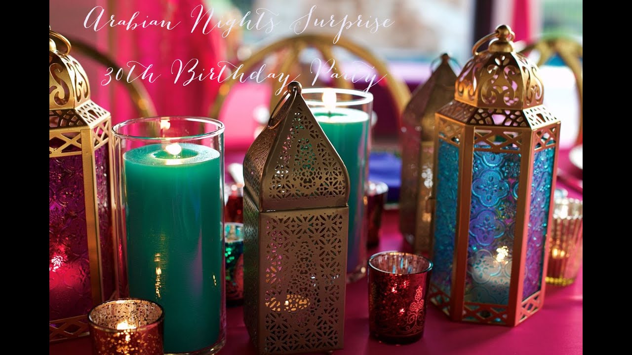 Arabian Nights 30th Birthday Party