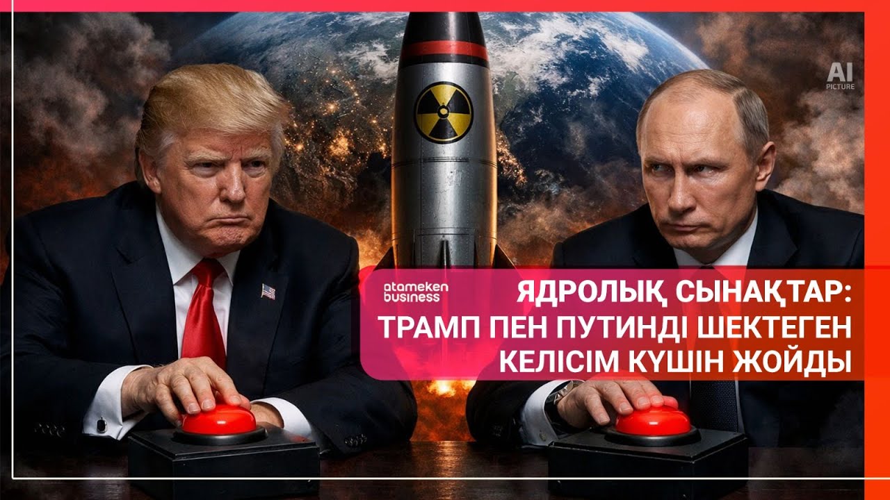 ЯДРОЛЫҚ СЫНАҚТАР: ТРАМП ПЕН ПУТИНДІ ШЕКТЕГЕН КЕЛІСІМ КҮШІН ЖОЙДЫ | Әлем тынысы