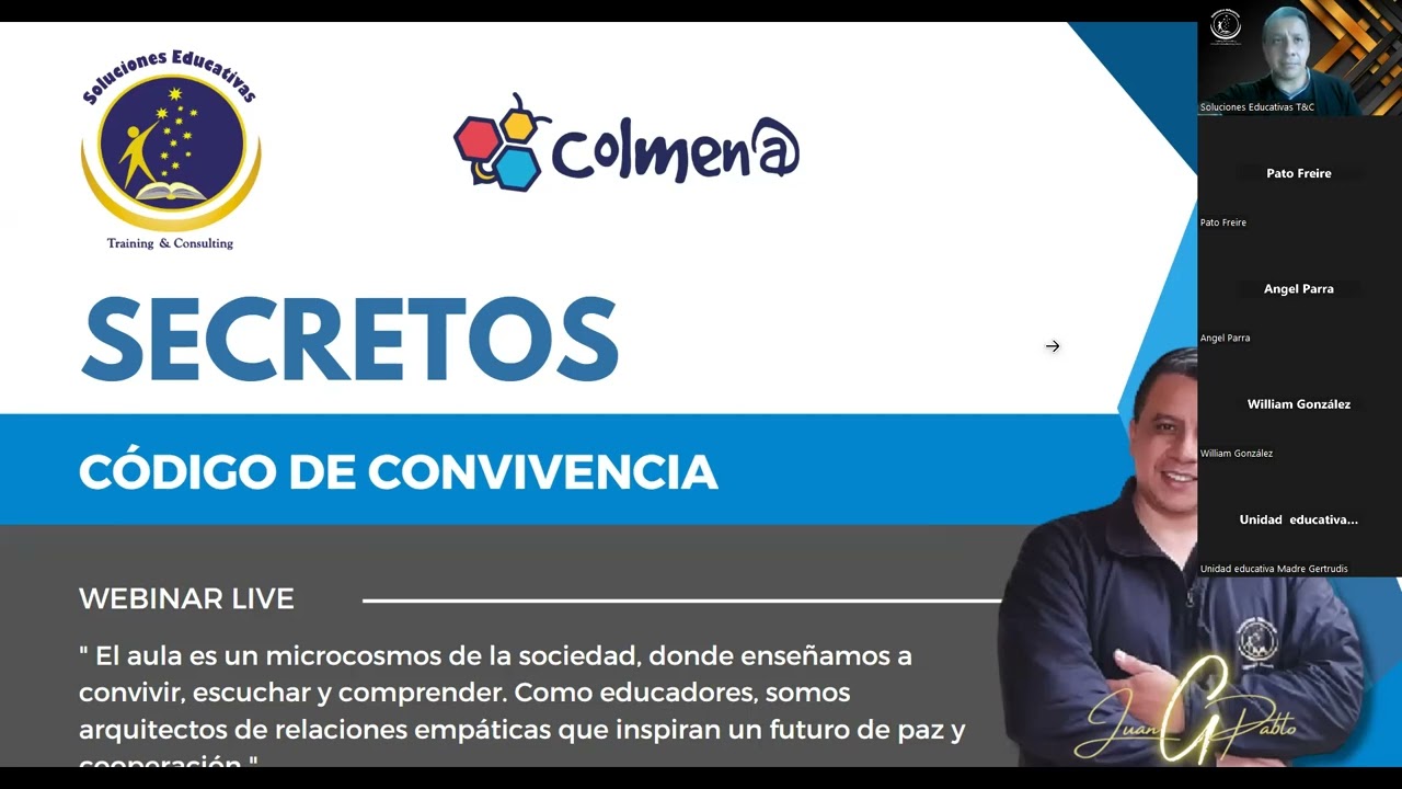 Secretos para la Construcción de un Buen Código de Convivencia