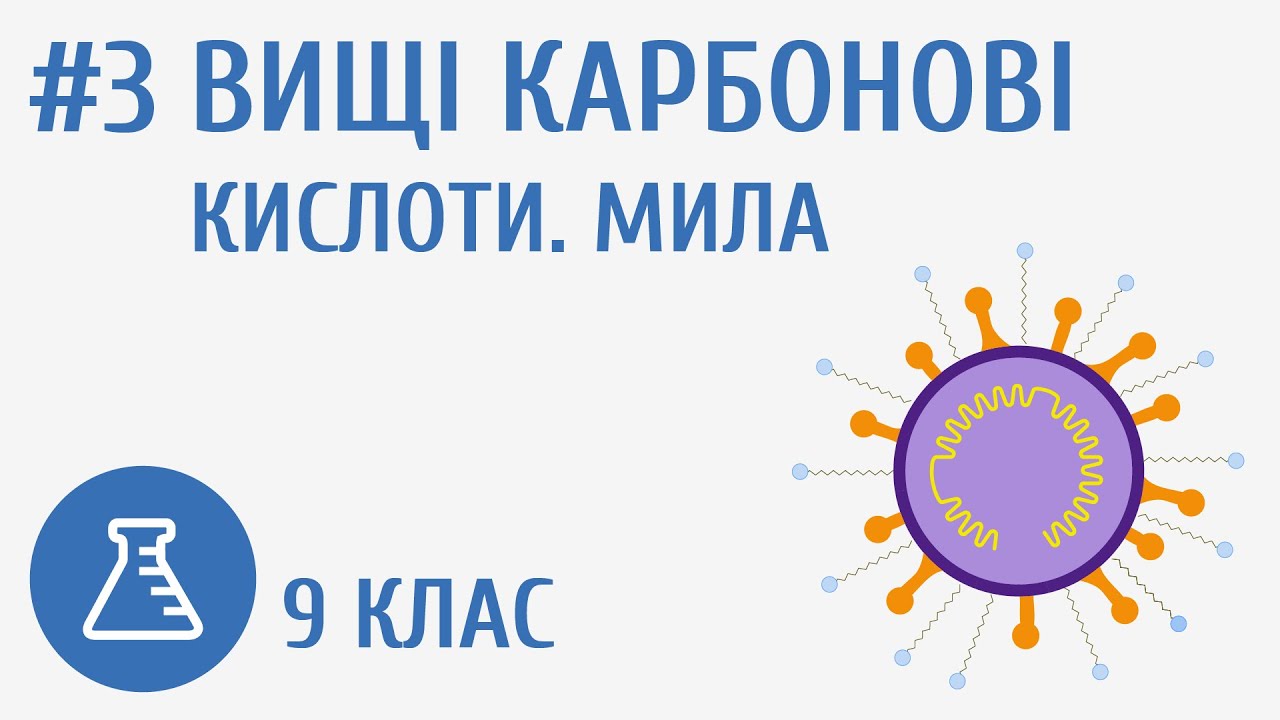 Вищі карбонові кислоти. Мила #3