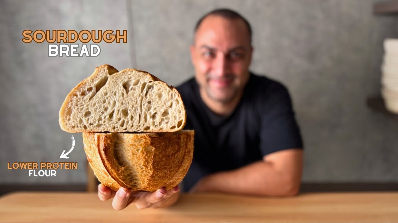 Sourdough Bread with Lower Protein All Purpose Flour