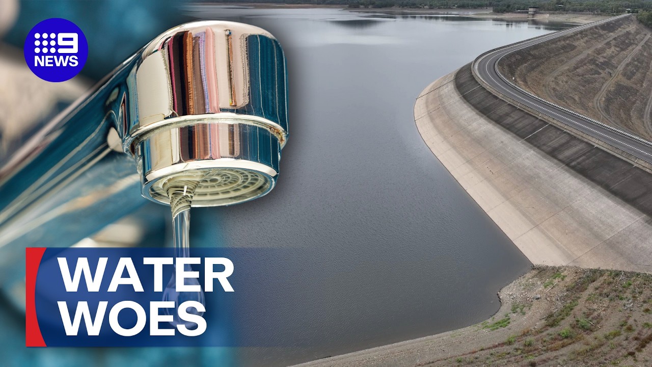A warning about water usage as Melbourne's storage levels take a dive | 9 News Australia