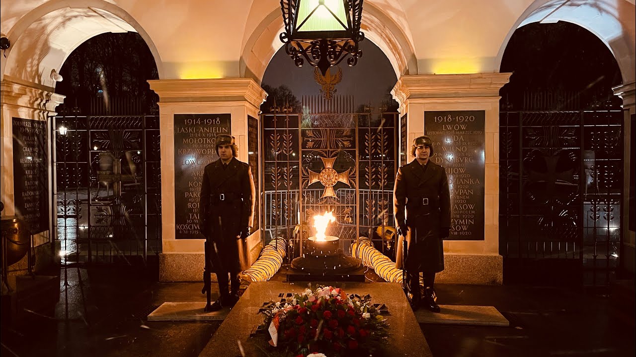 Changing of the Guard at the Tomb of the Unknown Soldier in Warsaw