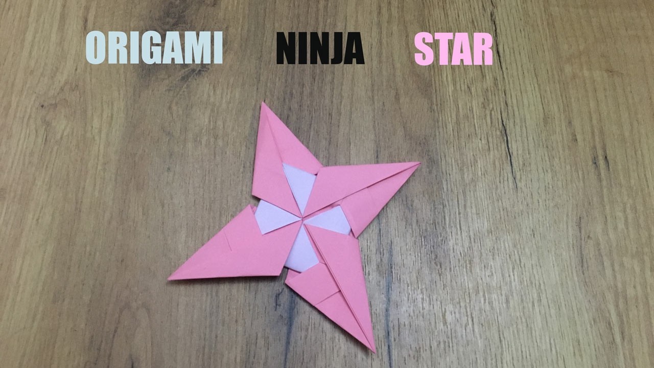 Origami Ninja Star | Як зробити сюрикен з паперу?
