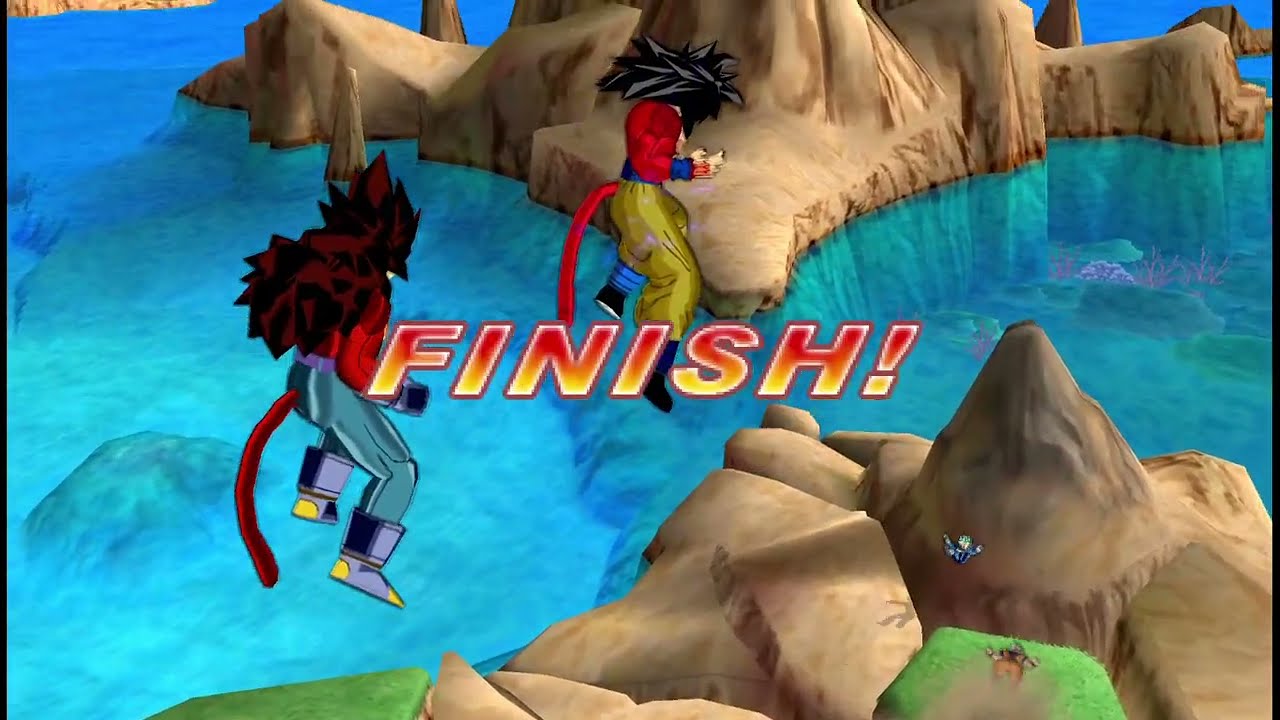 Super Saiyan 4 Vegeta & Goku Vs Super Saiyan Blue Vegeta & Goku Dragon Ball Z  Tenkaichi Tag Team