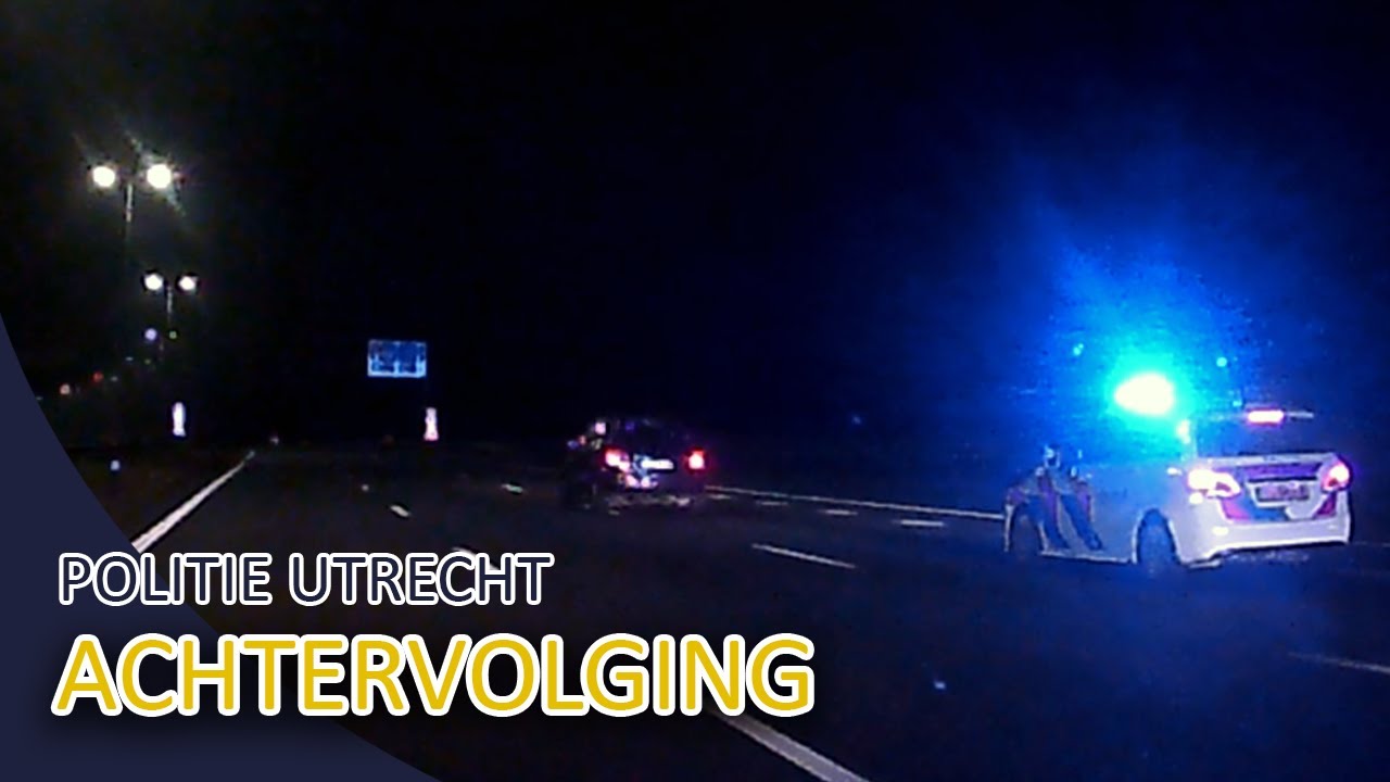 Politie Achtervolging op de A27 - Politie Utrecht Noord - Police chase