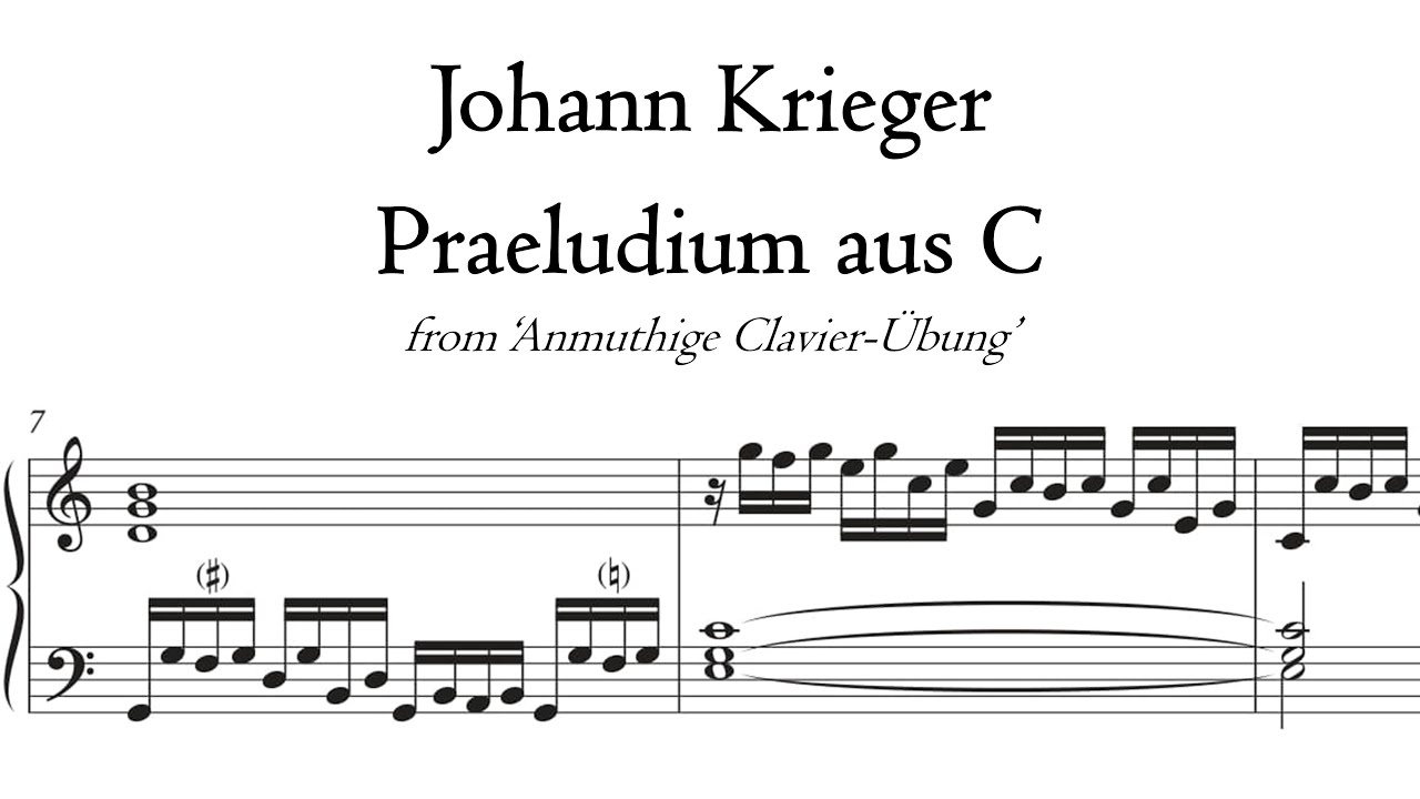 Krieger - Praeludium in C-Dur / C Major - Sieber Organ, Polná, Hauptwerk