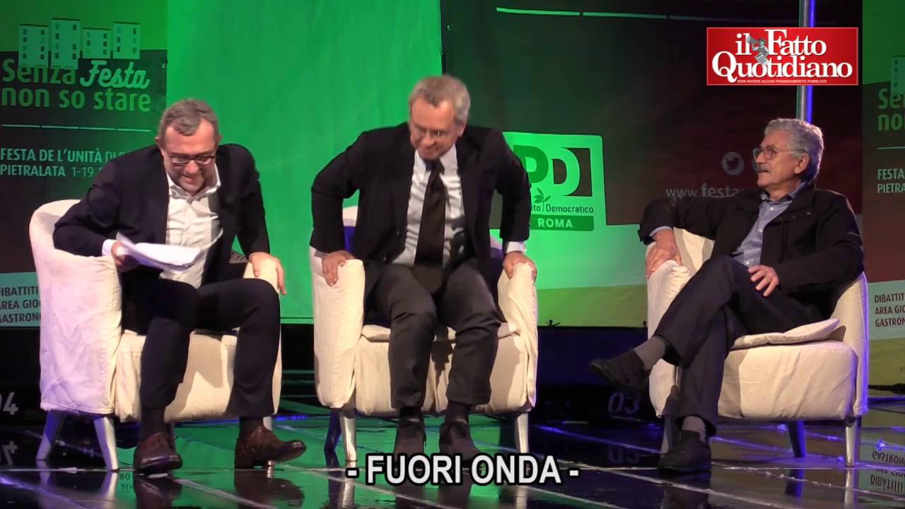 Pd, scintille tra Giachetti e D'Alema nel fuori onda. 
