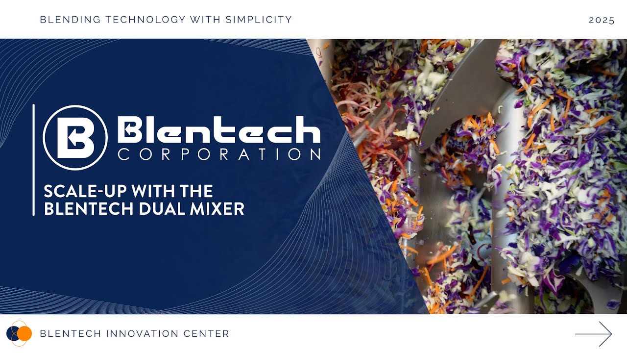 Scale-Up with the Blentech Dual Mixer
