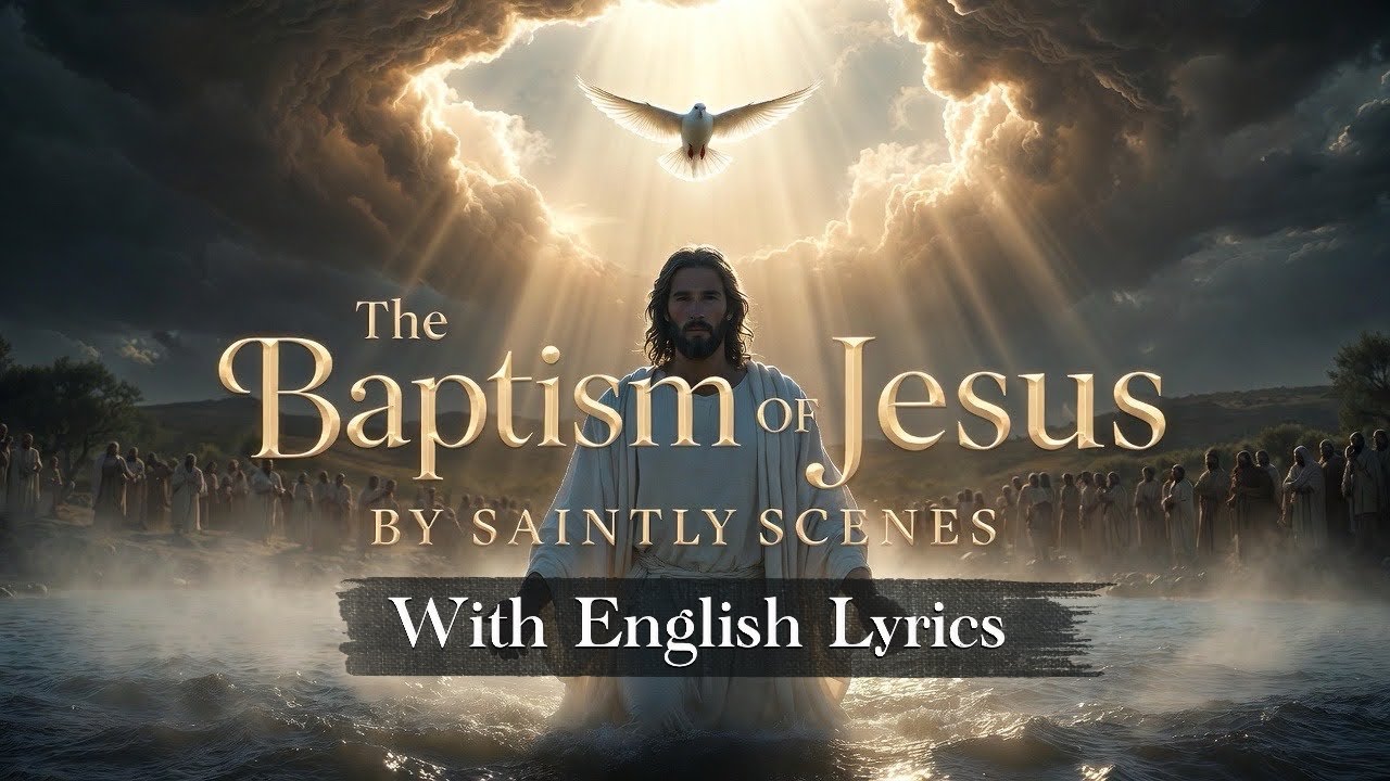 Baptism Of Jesus (with music lyrics) 