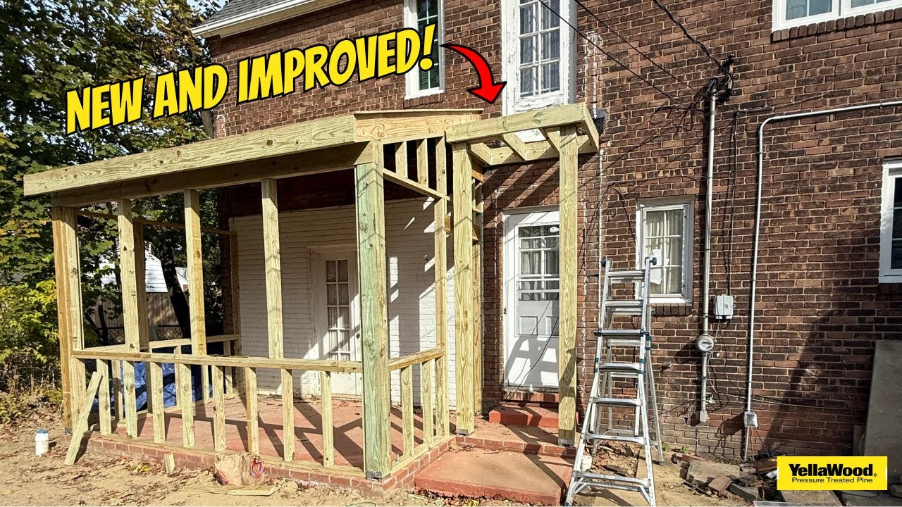 Building a Covered Back Patio in a DAY?! (#1)