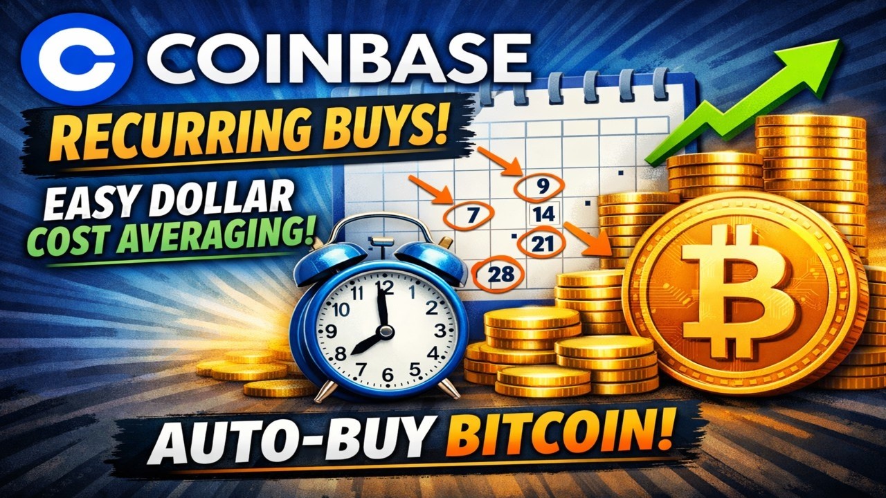 Cykliczne zakupy Coinbase &ndash; szybki, prosty i zautomatyzowany spos&oacute;b na DCA w Bitcoinach (ustaw i ...