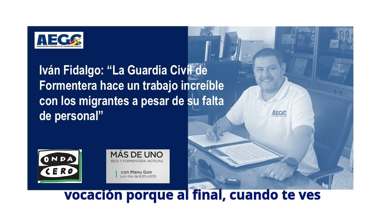 Iván Fidalgo sobre llegada de pateras y falta de medios y personal de la Guardia Civil de Formentera