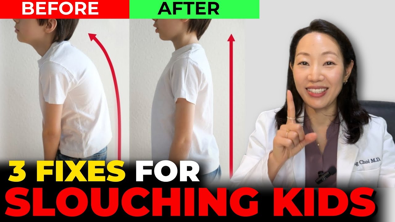 3 Exercises to Fix Slouching Posture in Kids (Doctor-Approved)