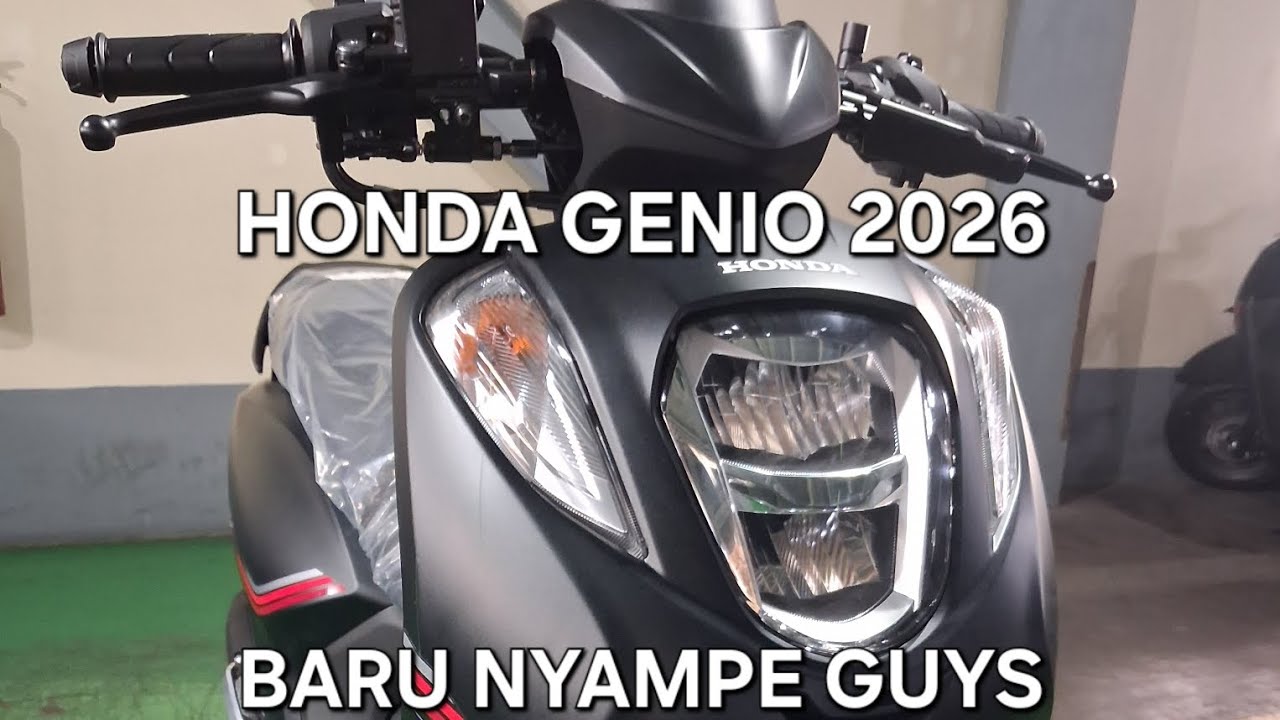 GENIO TERBARU 2026 VARIAN FABULOUS MATTE BLACK TYPE CBS ISS II SEKARANG JADI TAMPIL MEWAH 