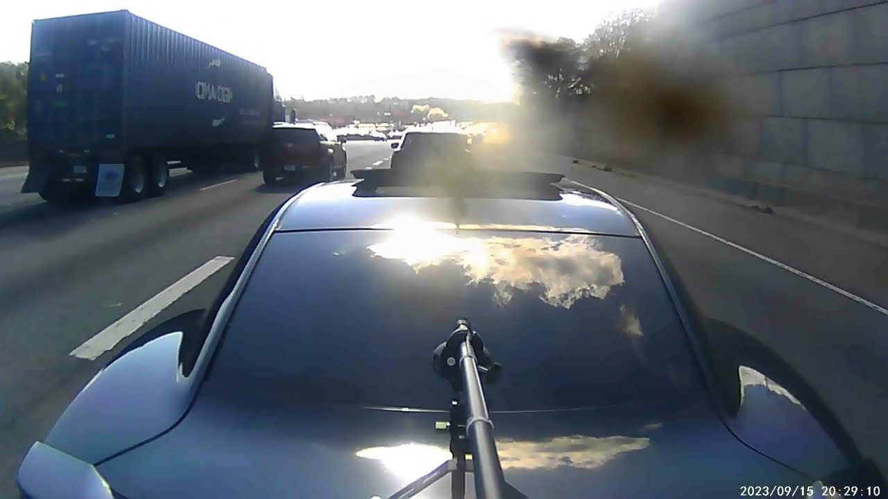 Cutting Up In 2015 Blackout Camaro Rush Hour Traffic POV
