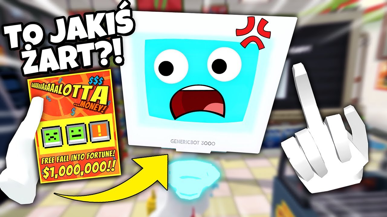 SPĘDZIŁEM NOCNĄ ZMIANĘ W SKLEPIE SPRZEDAJĄC DZIADOSTWO KLIENTOM! | JOB SIMULATOR