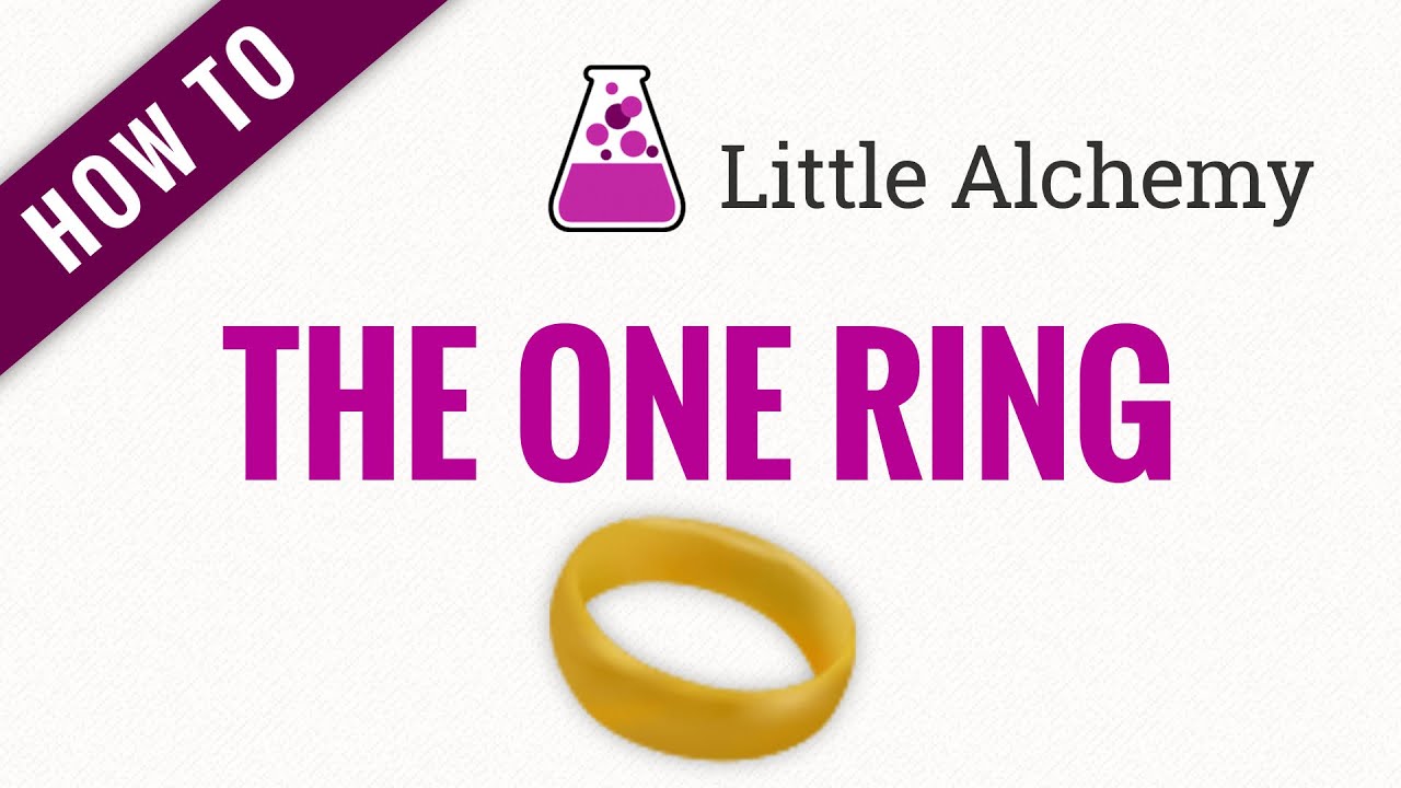How to make THE ONE RING in Little Alchemy - Hidden Gem!