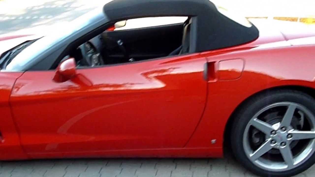 2007 Corvette C6 Cabrio Erstkontakt,Exterieur,Interieur & uvm./start up, Exterior, Interior Review