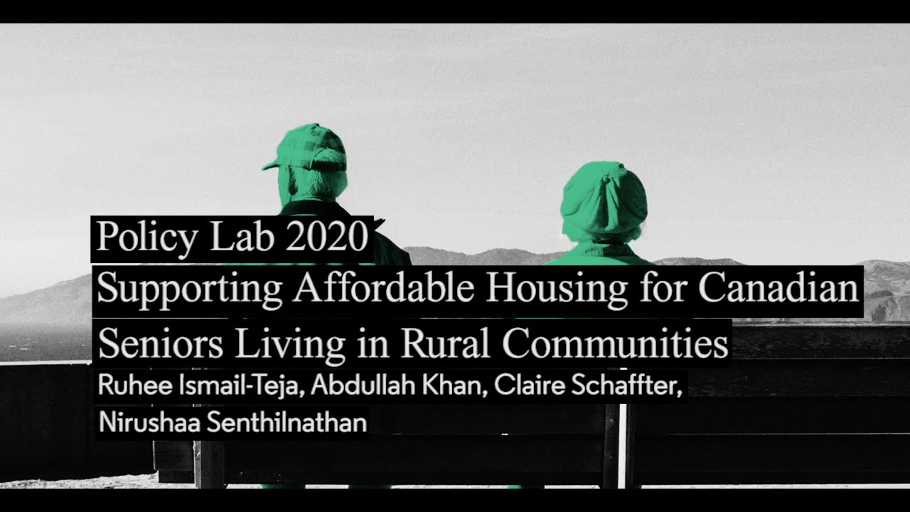 Supporting Affordable Housing for Canadian Seniors Living in Rural Communities