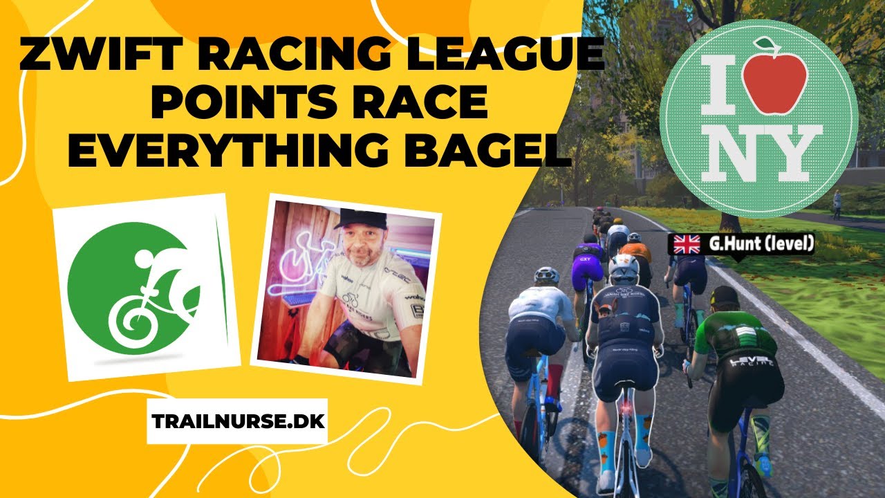 Zwift Racing League - Points Race - Everything Bagel - Højdemeter Helvede