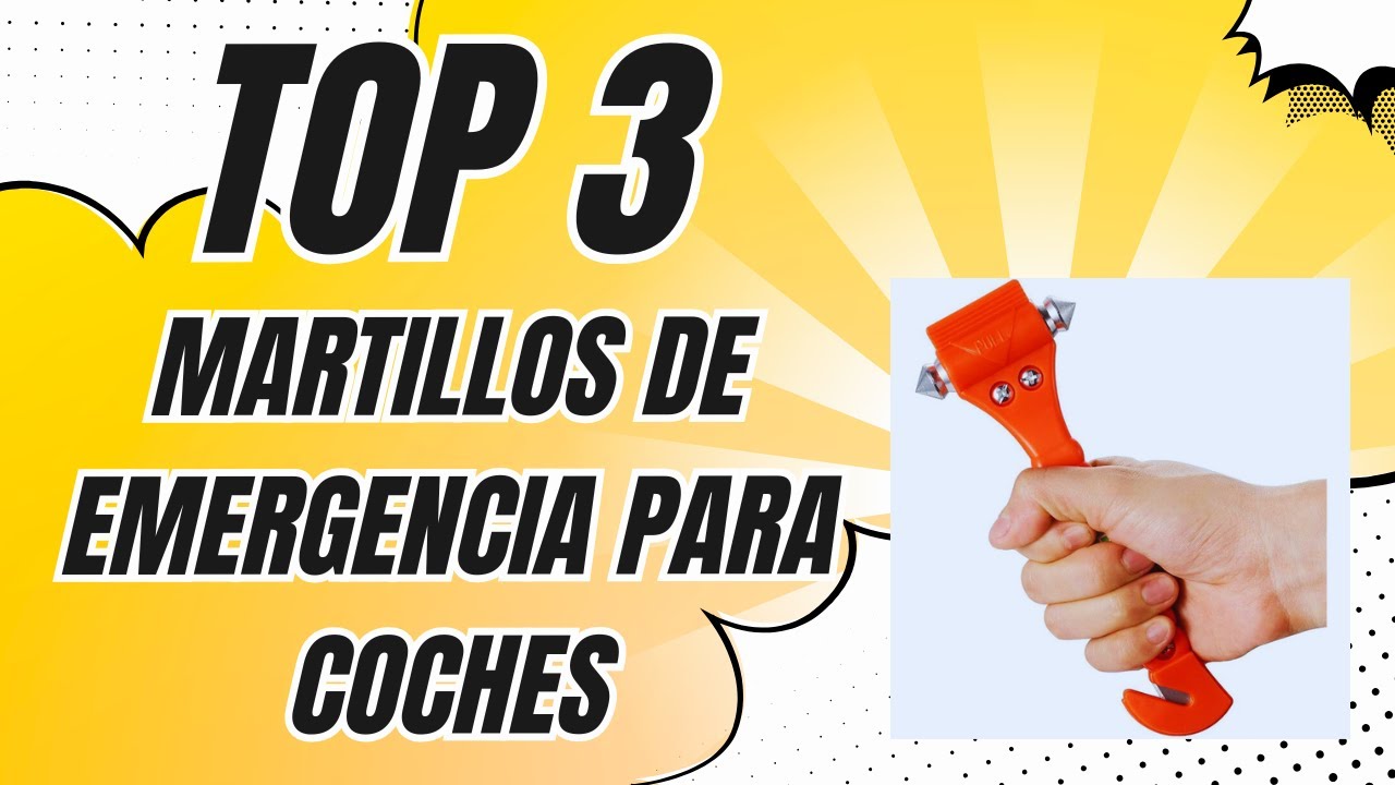 Los 3 Mejores Martillos de Emergencia para Coches con Cortador de Cinturones de Amazon ✅ [2026]