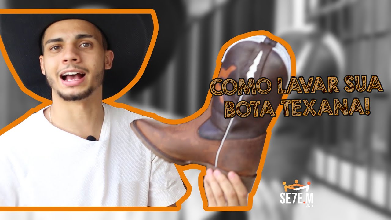 Lavando Bota Texana