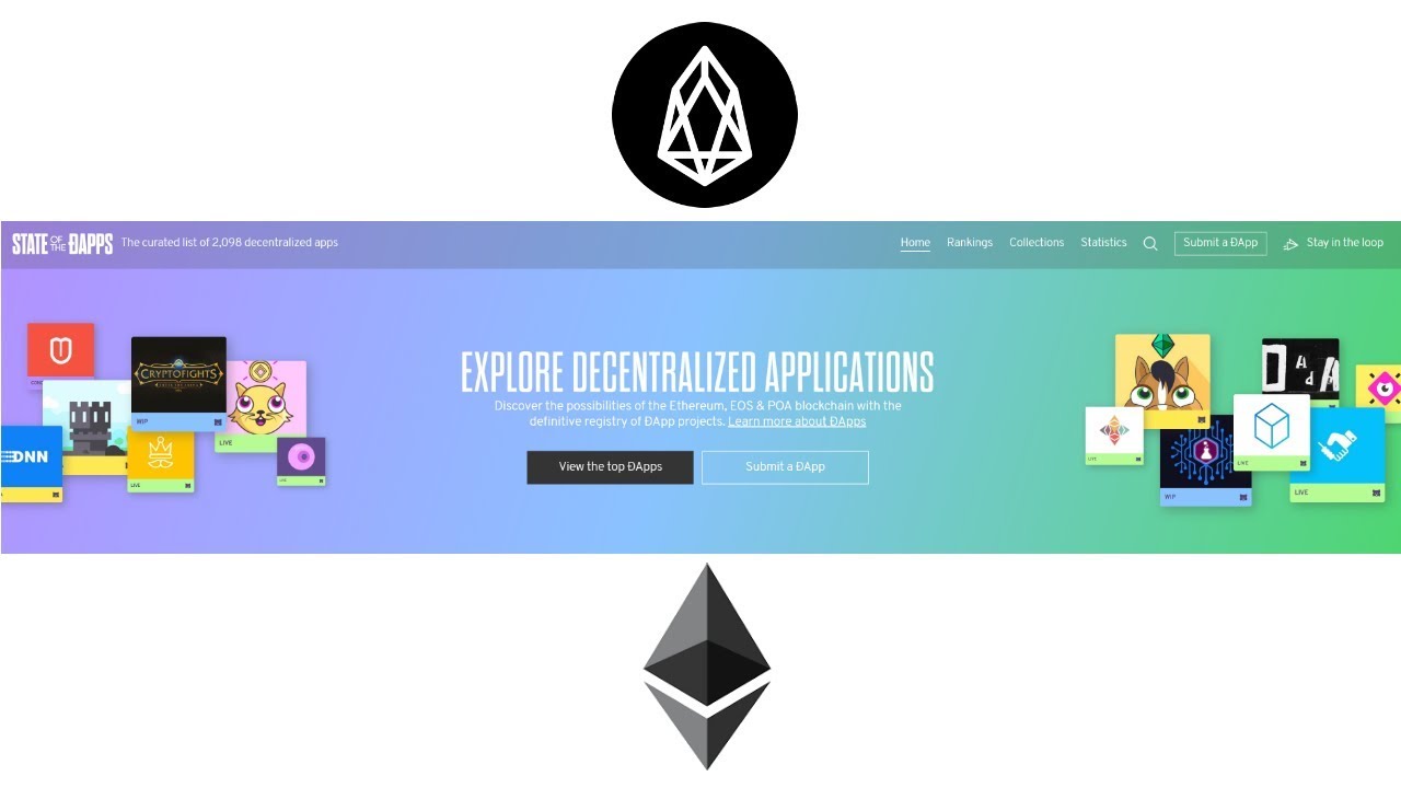 TOP EOS AND ETHEREUM DAPPS?