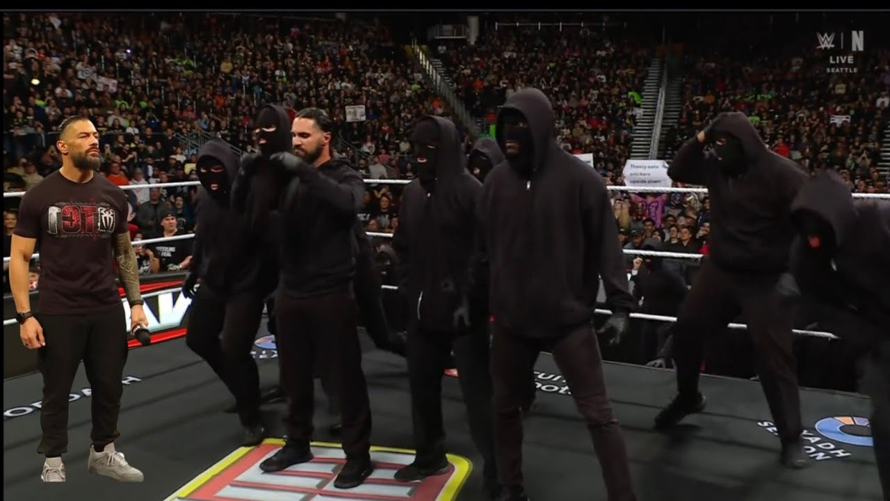 Seth Rollins and mystery man confront Roman Reigns on Raw | Wwe Raw Highlights