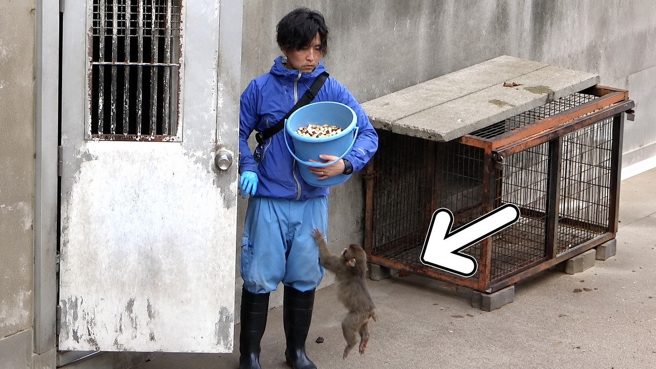 Punch&rsquo;s Priceless Reaction When Zookeeper Dad Shows Up