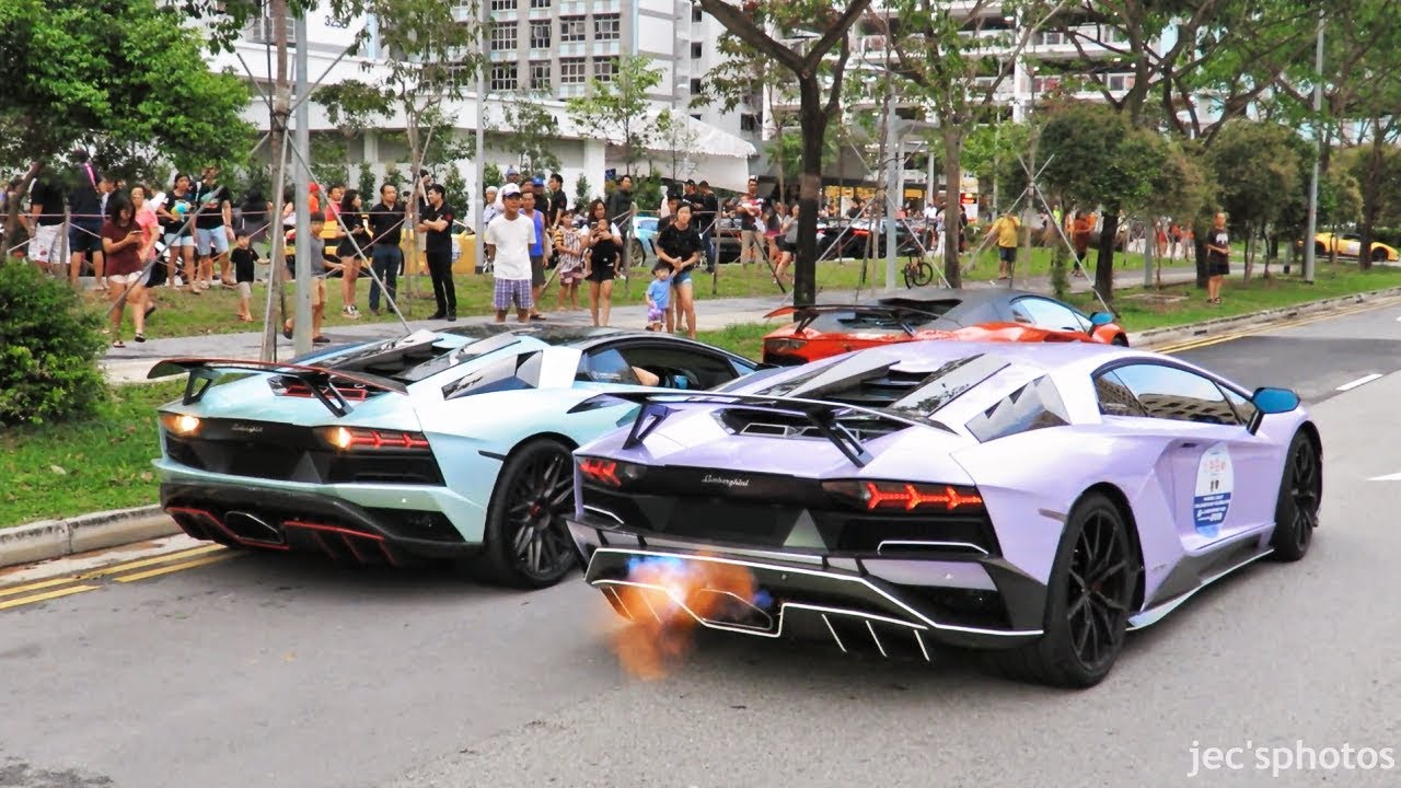 The Rain Didn't Stop the LAMBO CONVOY: Punggol Fund Raising 2019