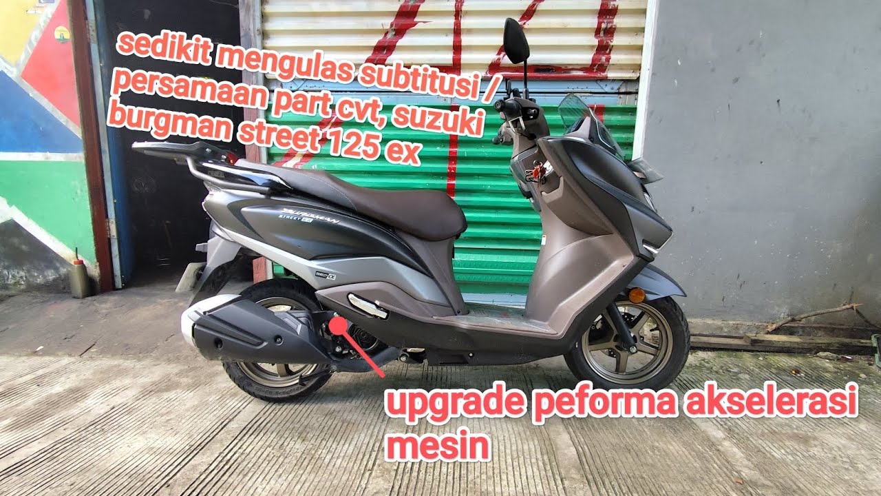 suzuki burgman street 125 ex menolak loyo di tanjakan #tutorial #suzuki #burgman #burgmanstreet