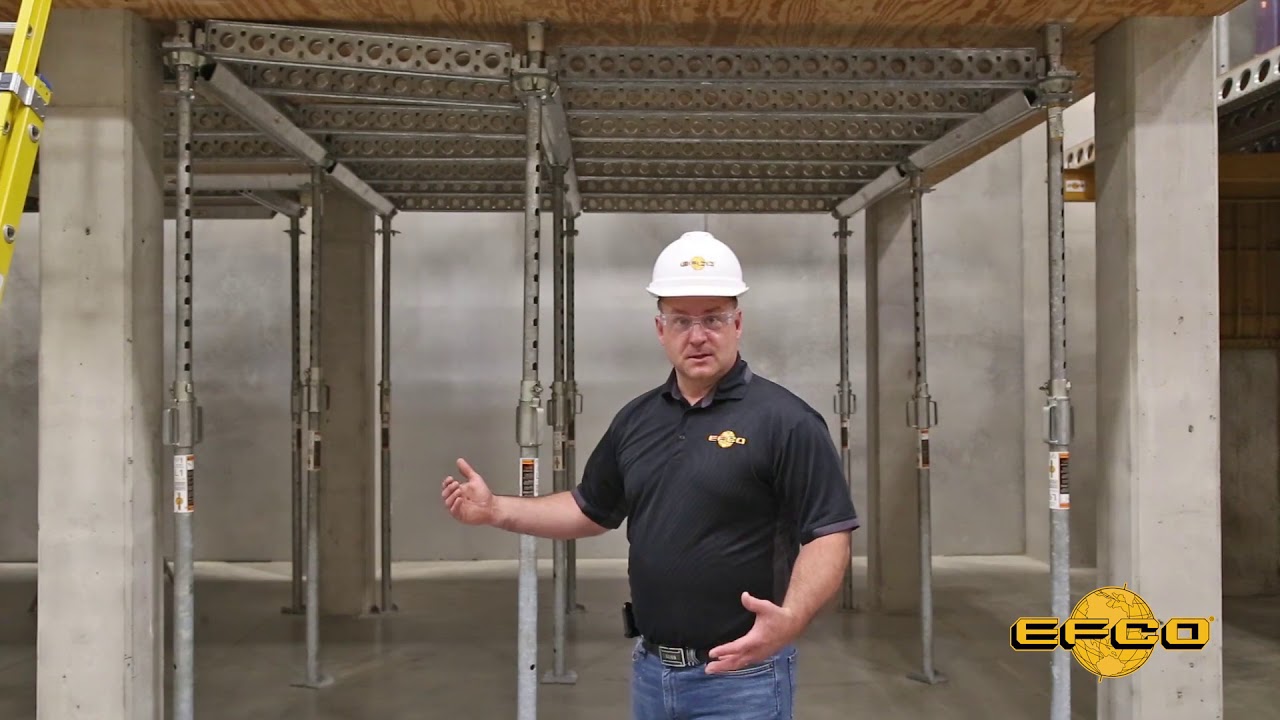 Releasing Heavy Loads on Elevated Concrete with EFCO DECK&reg; Shoring Formwork