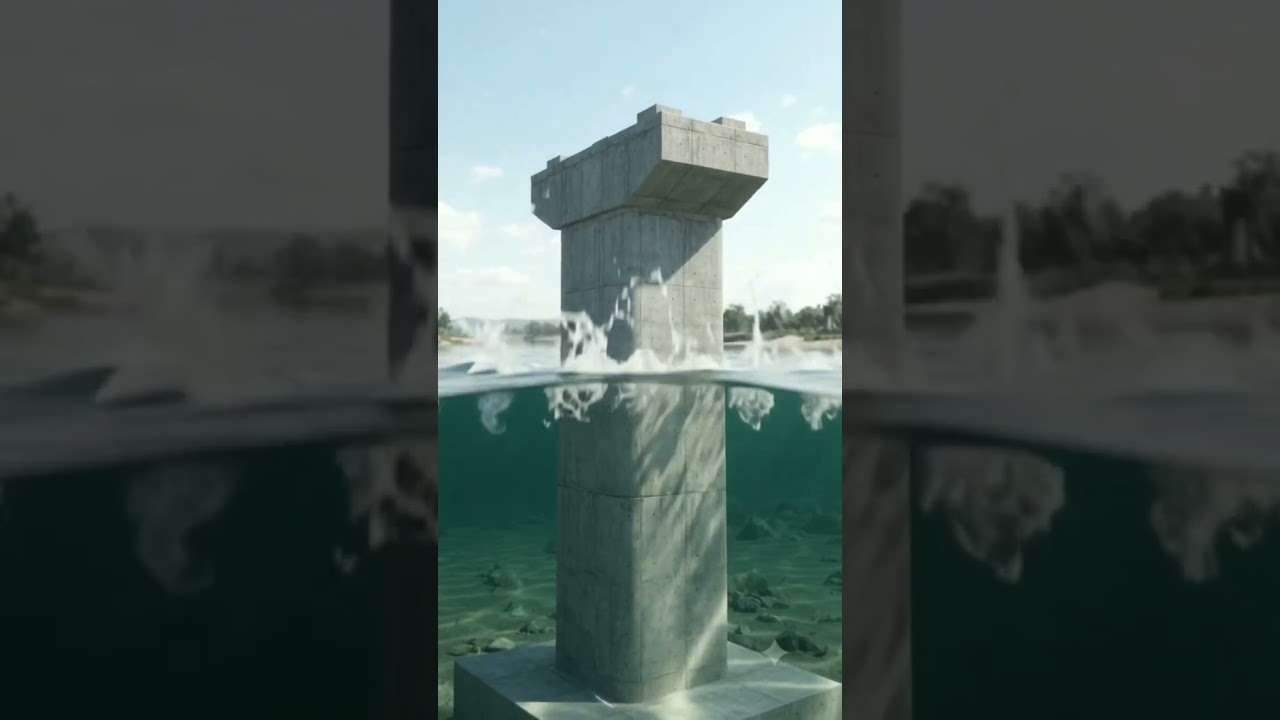 How Do Engineers Rebuild a Bridge After a Flood? 🌉🌊 #shorts