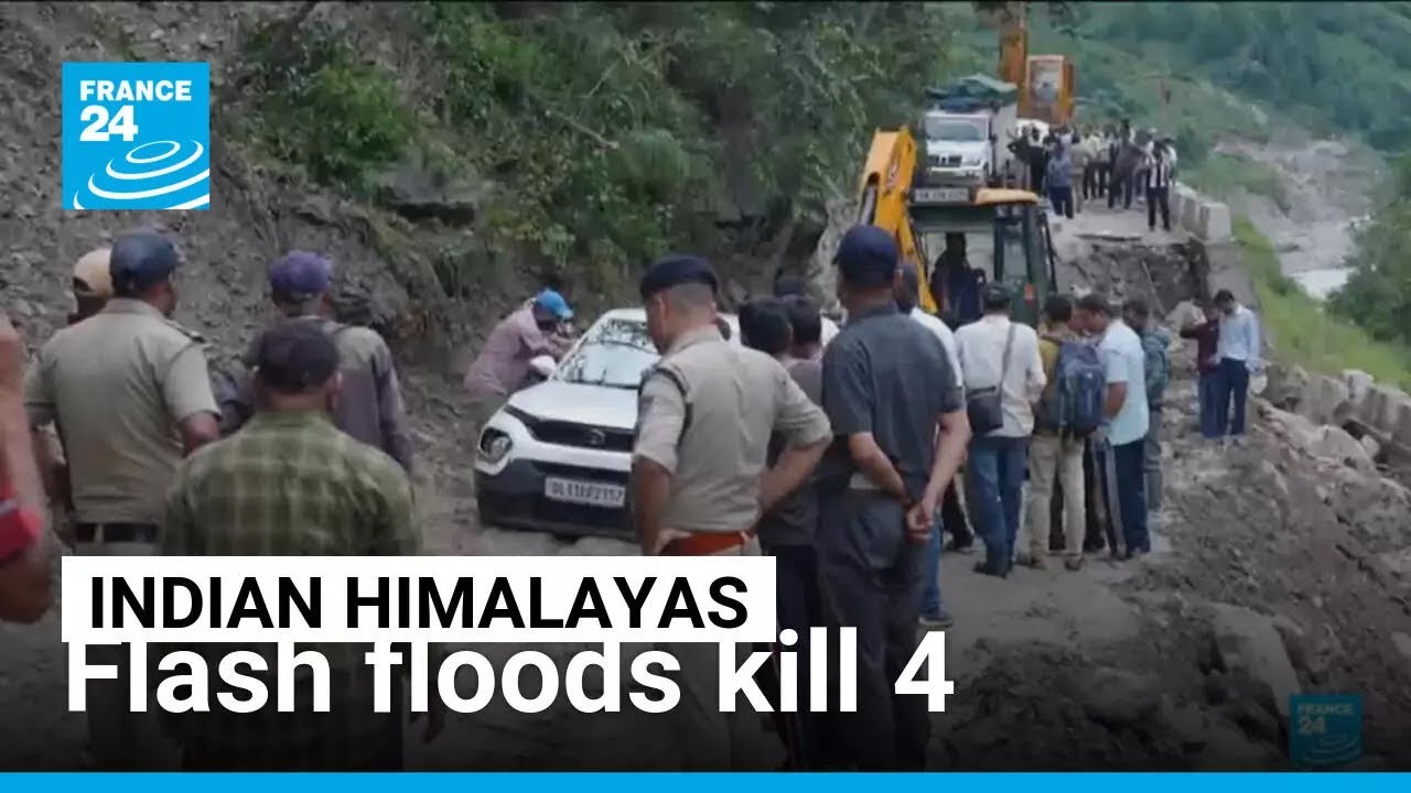 At least four dead, over a hundred missing in Indian Himalayas &bull; FRANCE 24 English
