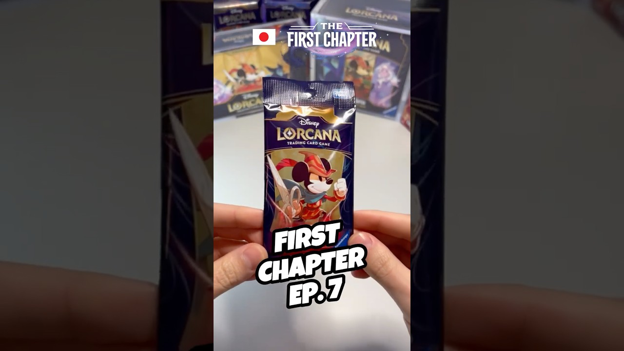 Disney Lorcana First Chapter Japanese - Ep 7 - #disneylorcana #firstchapter #packopenning #tcg