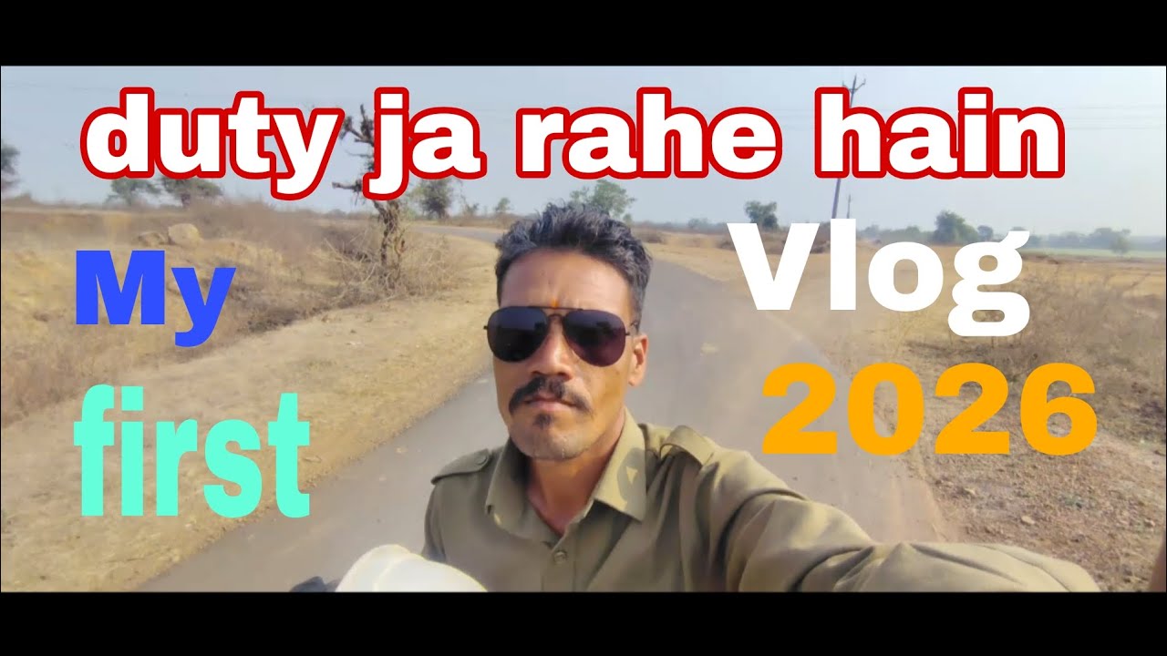 My first Vlog 🤩🥰 2026 duty ja rahe hain