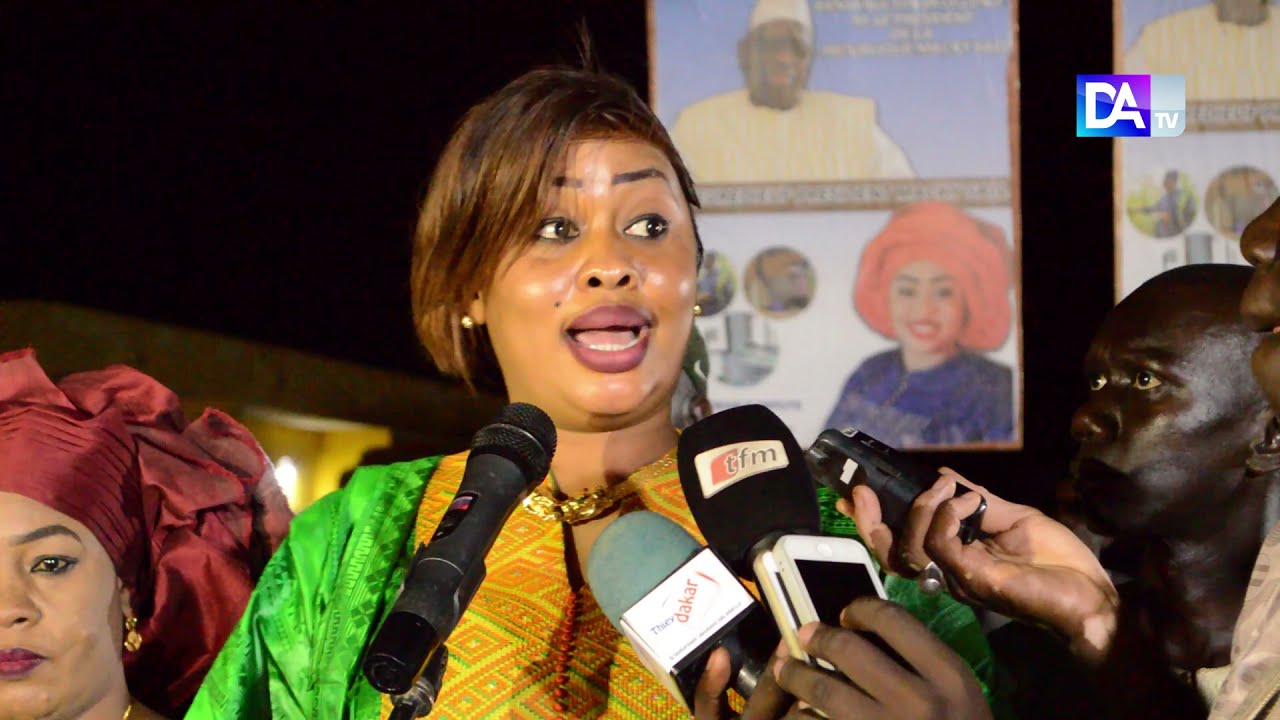 Locales 2022: Fanta Sall investie par les jeunes et les femmes de Koungheul.