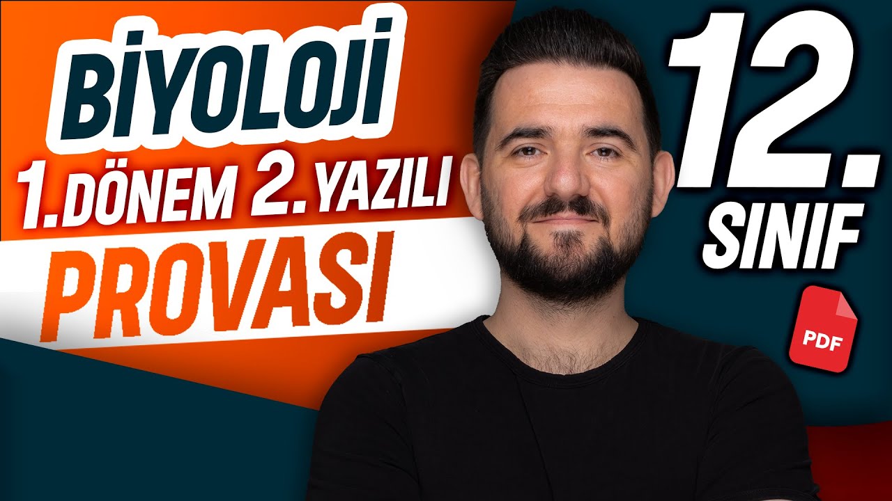 12.sınıf biyoloji 1.dönem 2. yazılı